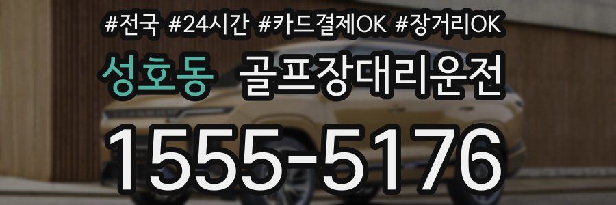 성호동 골프장대리운전