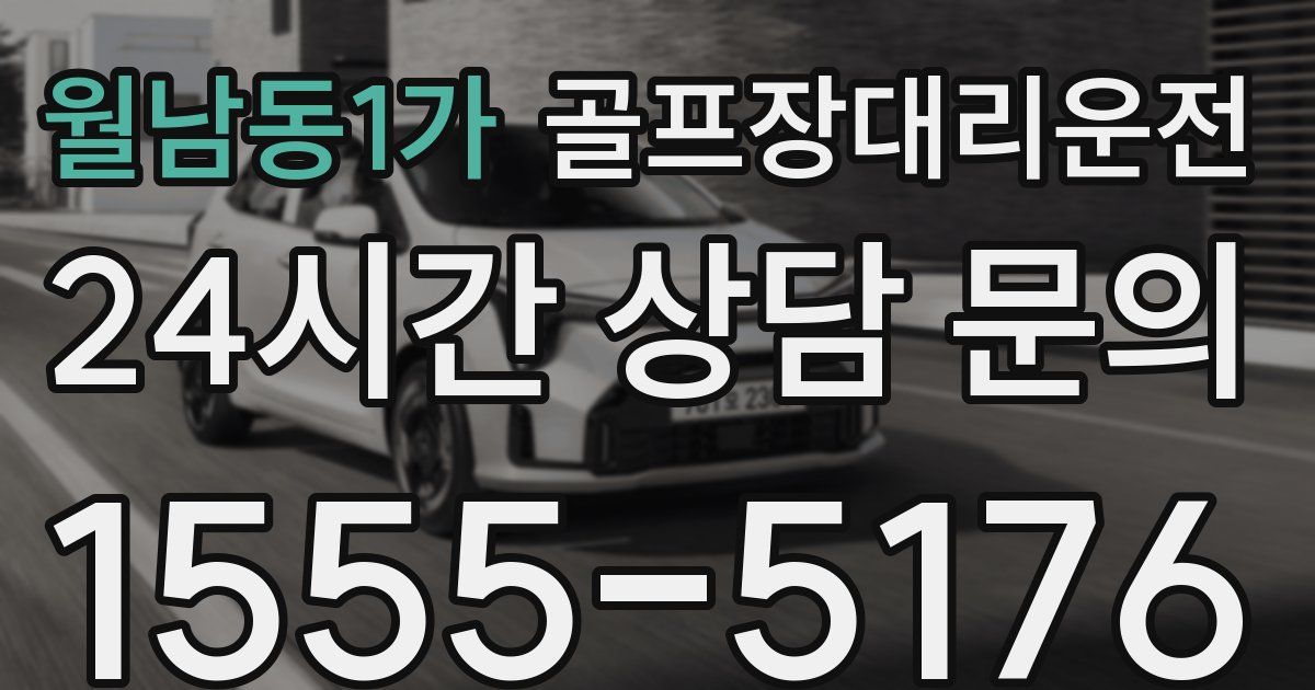 골프장대리운전 서비스