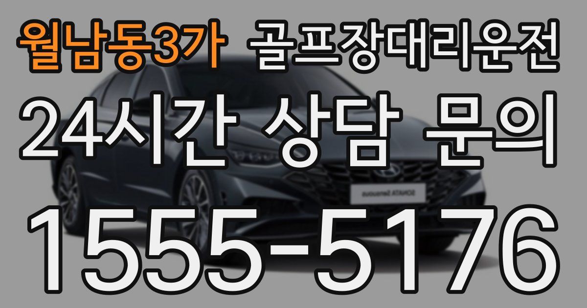 골프장대리운전 서비스