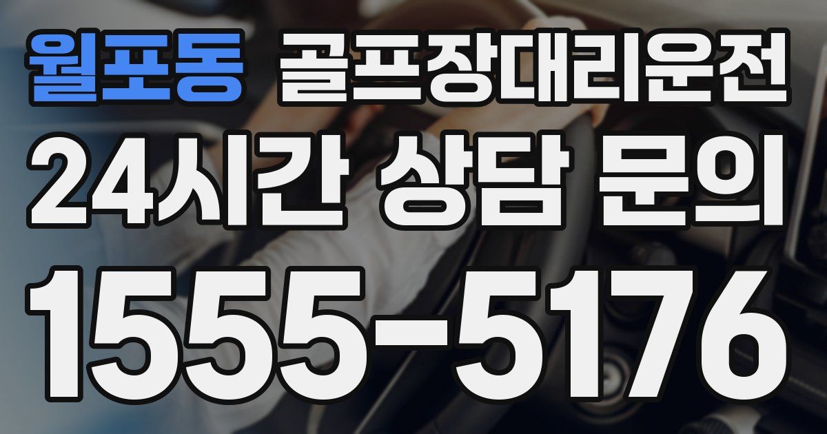 골프장대리운전 서비스