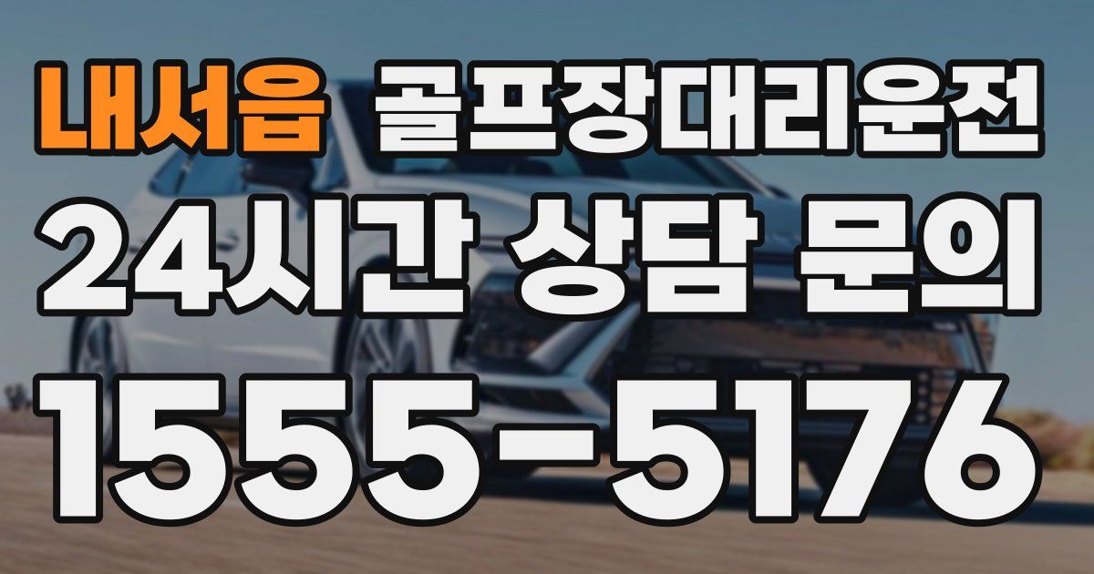 골프장대리운전 서비스