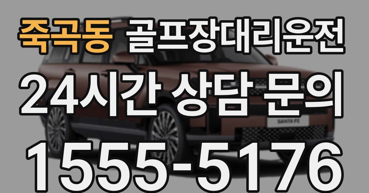 골프장대리운전 서비스