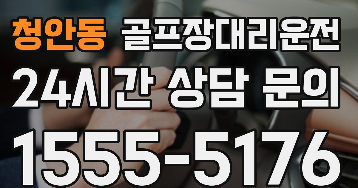 골프장대리운전 서비스