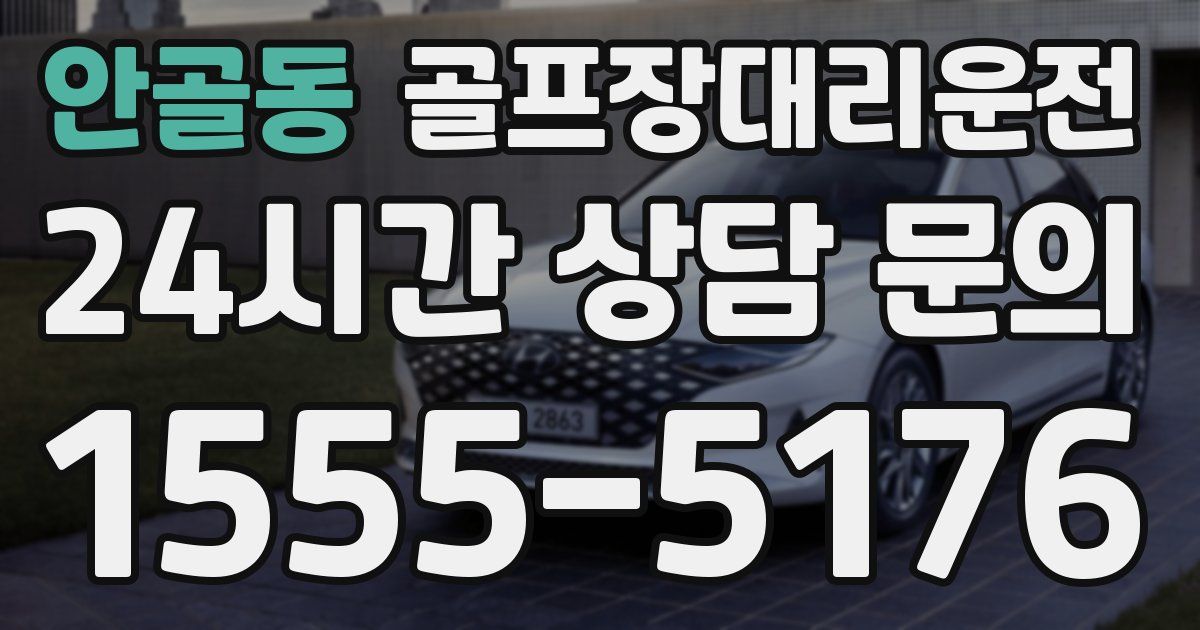 골프장대리운전 서비스