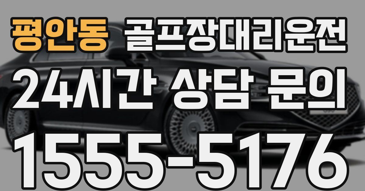 골프장대리운전 서비스