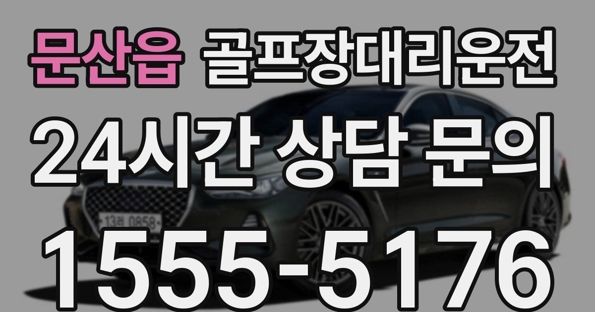 골프장대리운전 서비스