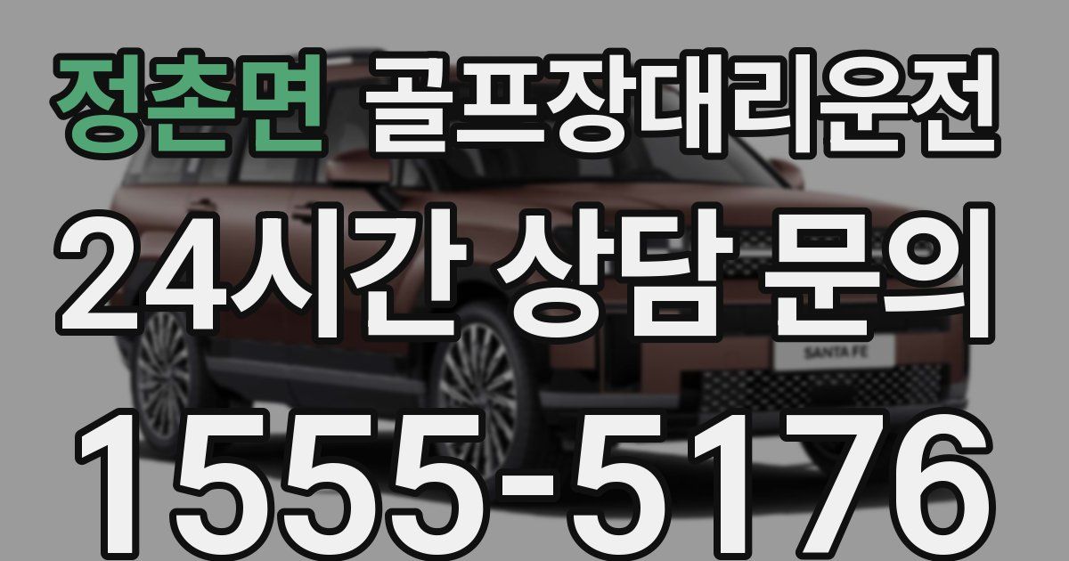 골프장대리운전 서비스