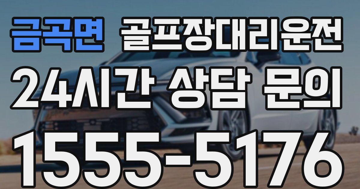 골프장대리운전 서비스