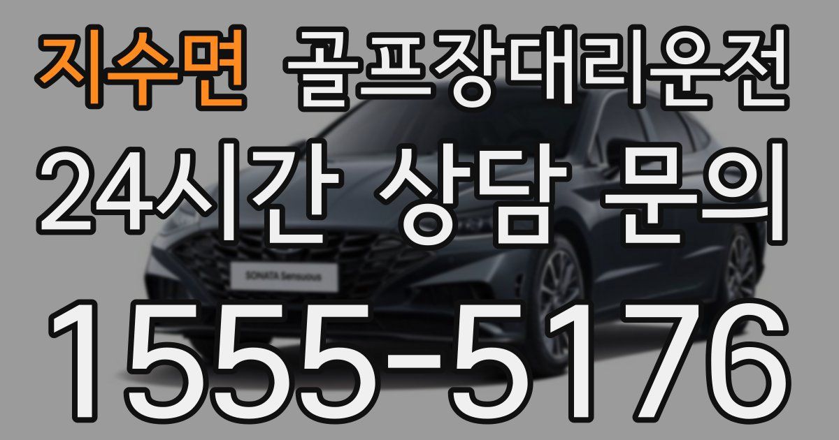 골프장대리운전 서비스