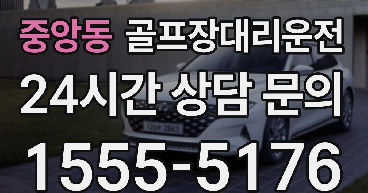 골프장대리운전 서비스