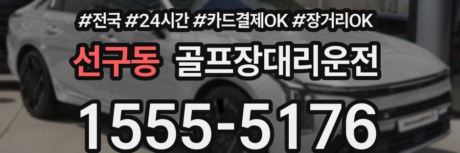 선구동 골프장대리운전