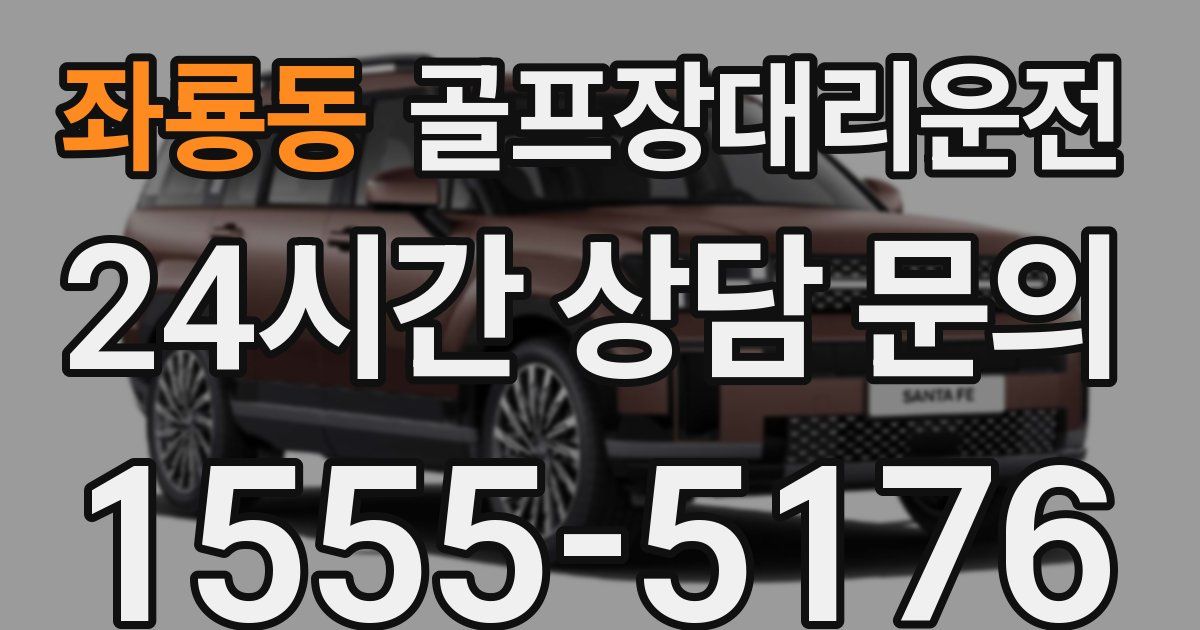 골프장대리운전 서비스