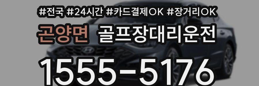 곤양면 골프장대리운전