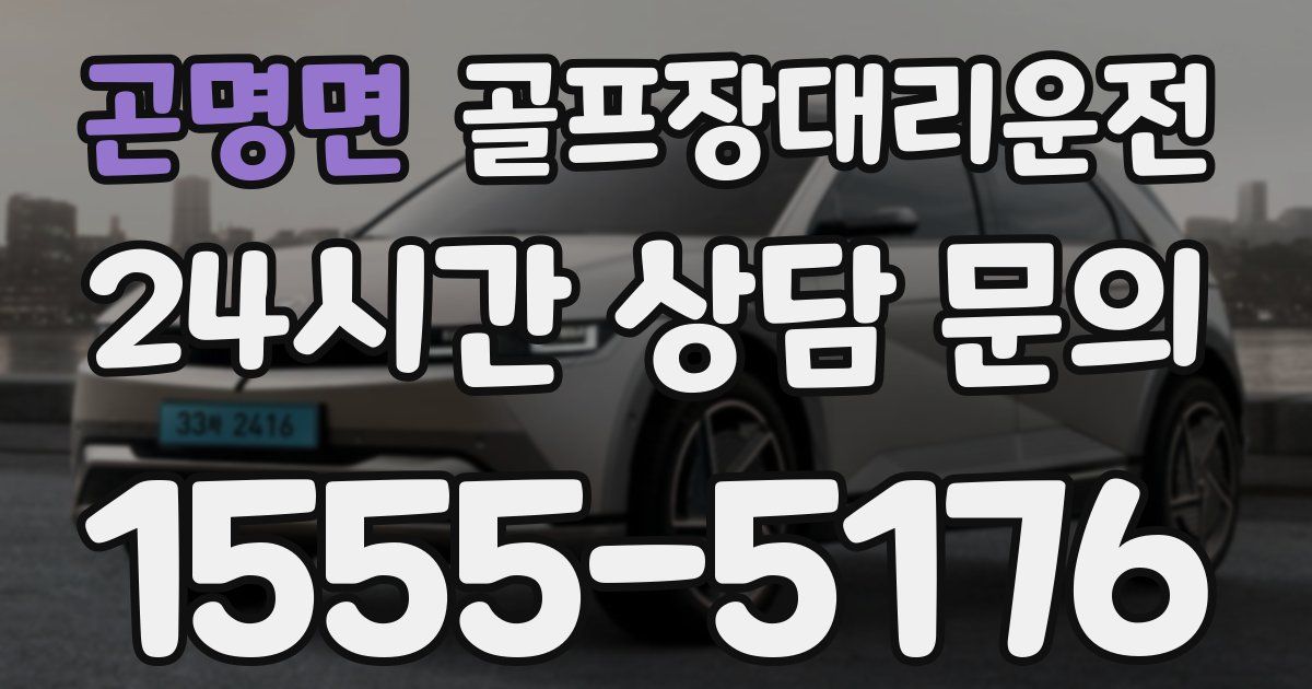 골프장대리운전 서비스