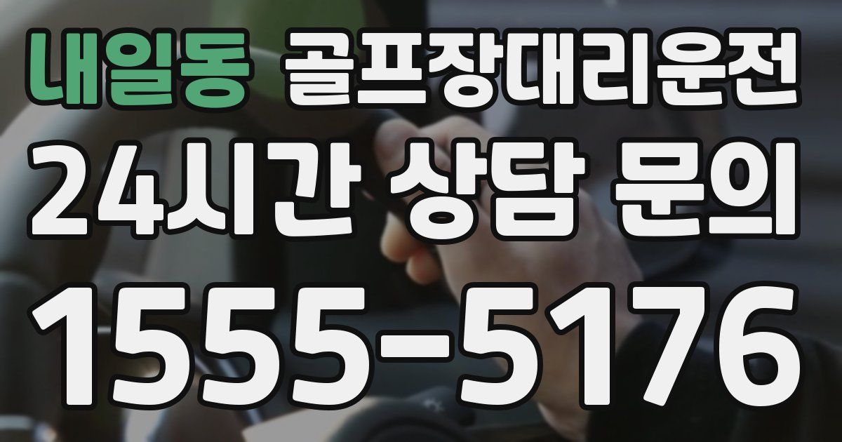 골프장대리운전 서비스