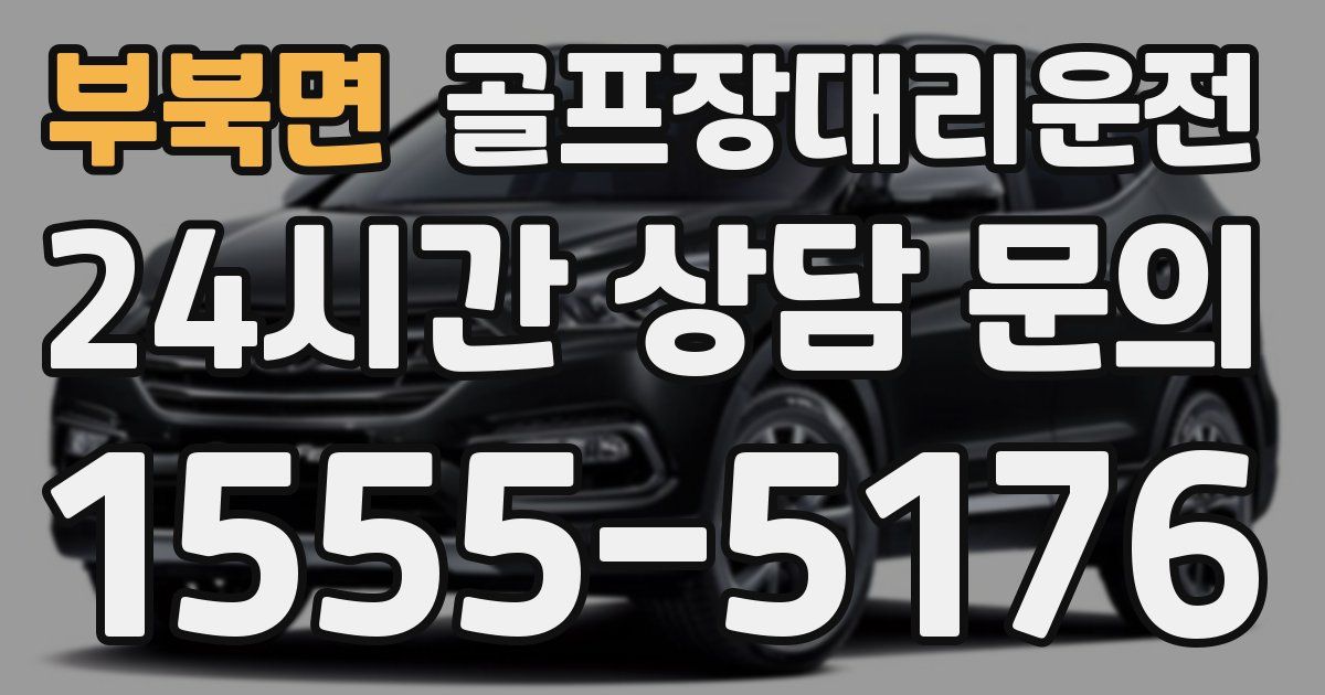 골프장대리운전 서비스