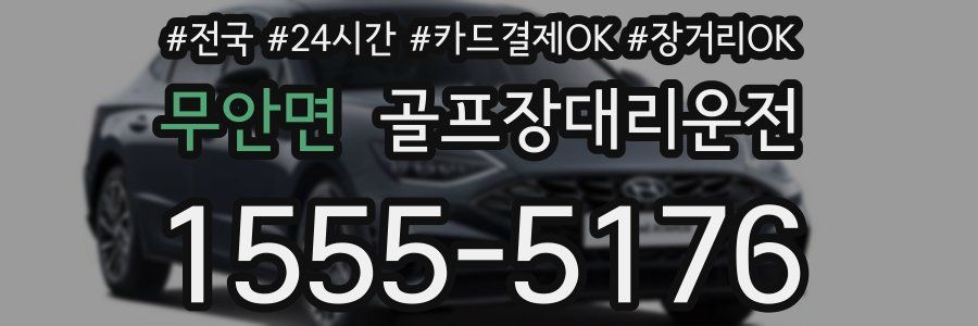 무안면 골프장대리운전