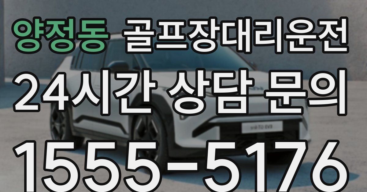 골프장대리운전 서비스