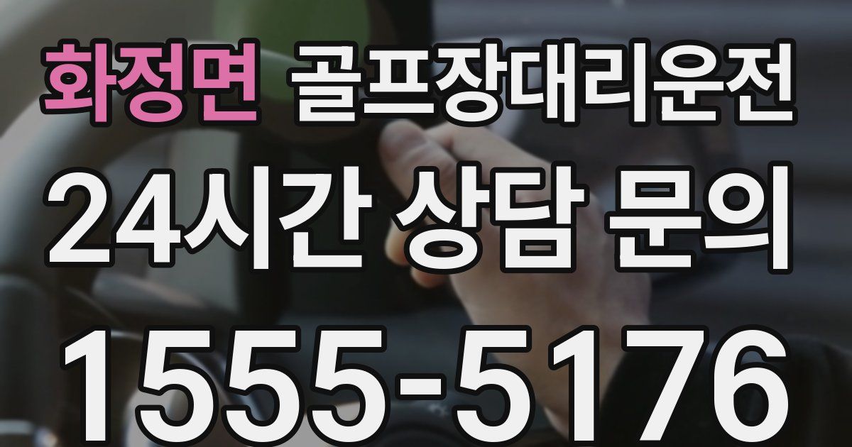 골프장대리운전 서비스