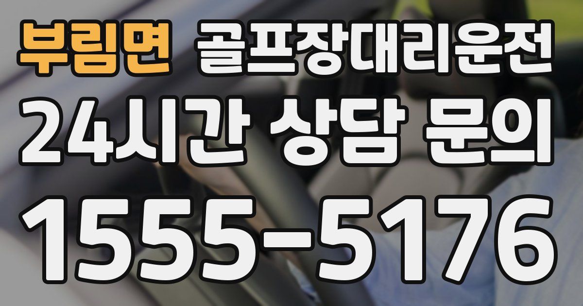 골프장대리운전 서비스