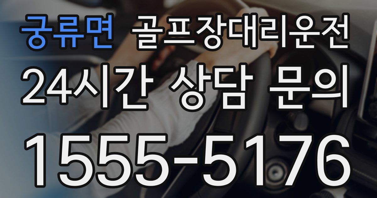 골프장대리운전 서비스