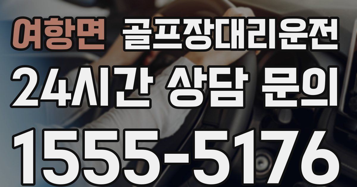 골프장대리운전 서비스