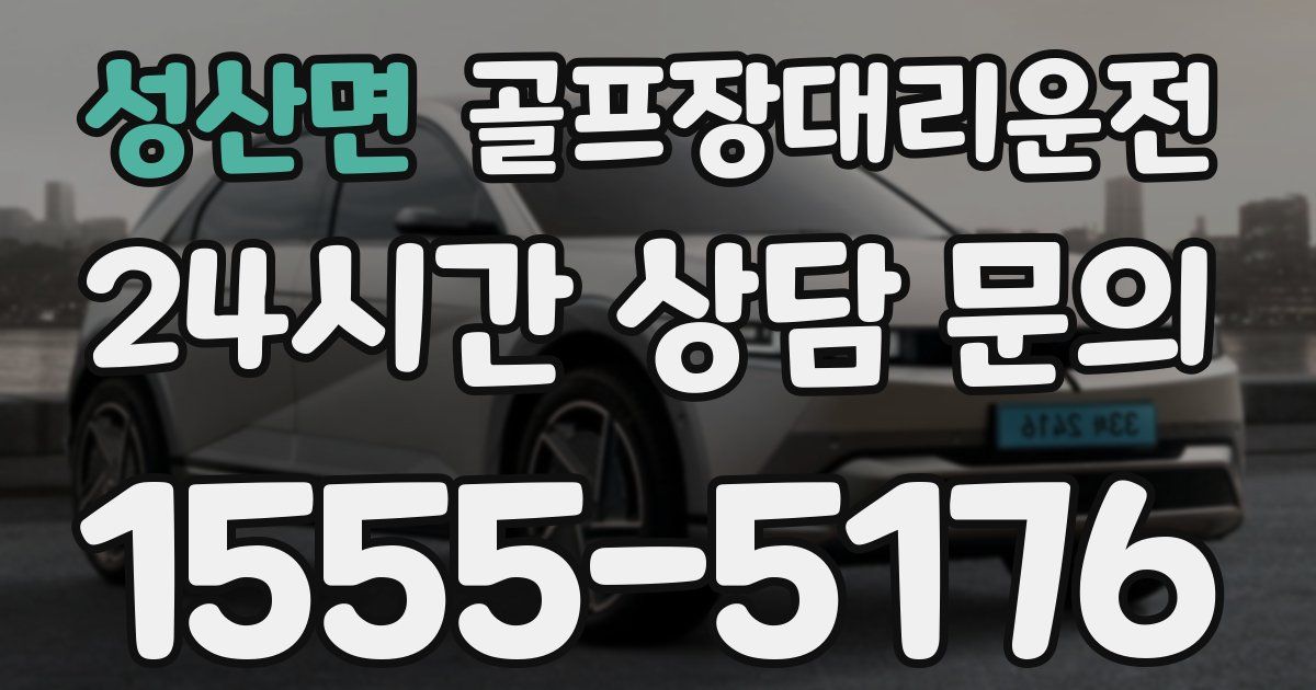 골프장대리운전 서비스