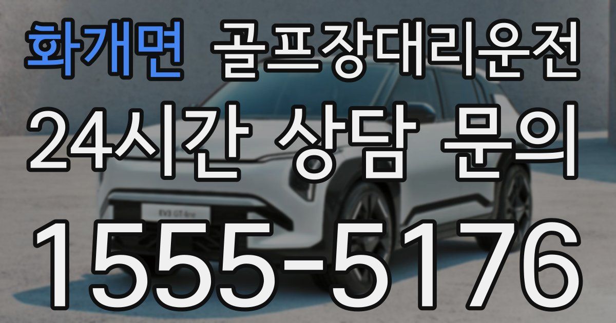 골프장대리운전 서비스