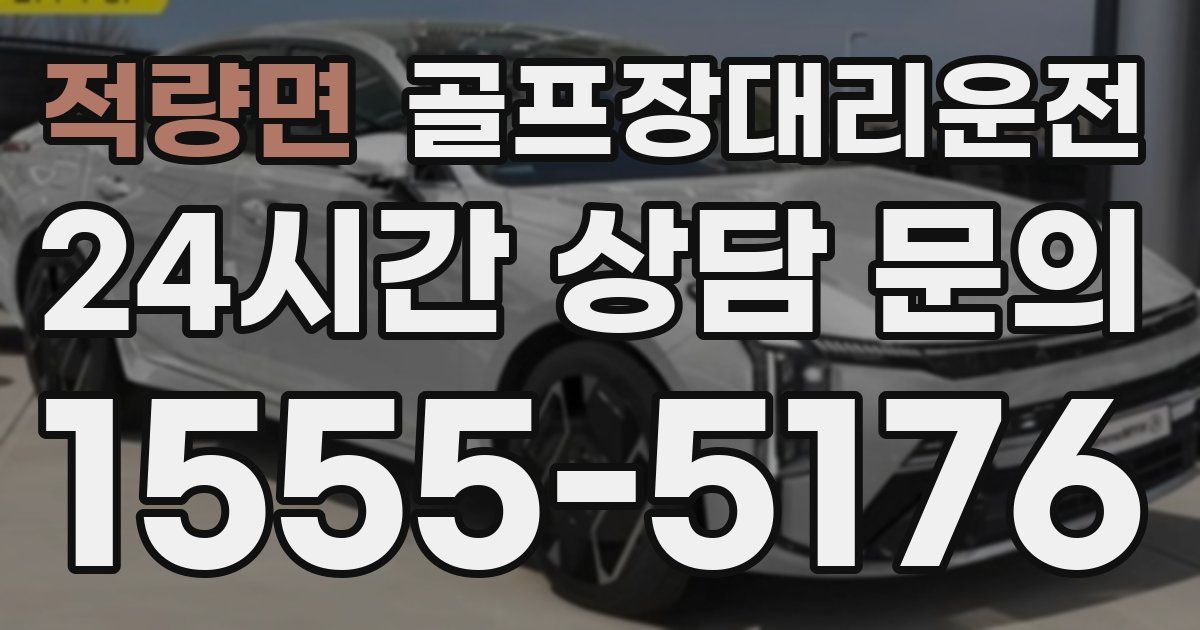 골프장대리운전 서비스
