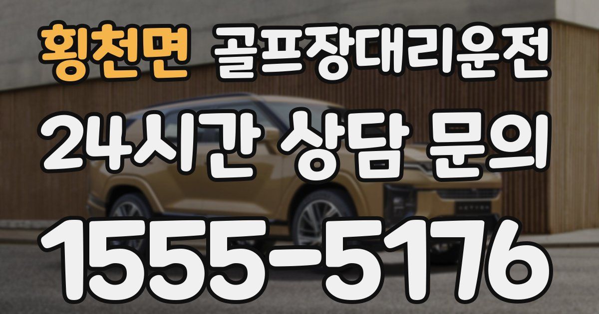 골프장대리운전 서비스