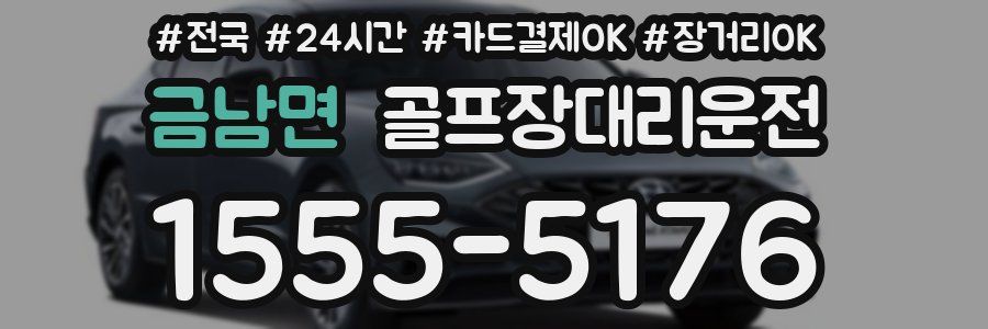 금남면 골프장대리운전