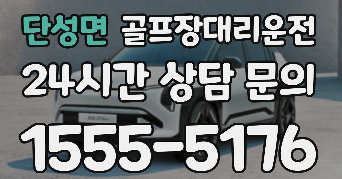 골프장대리운전 서비스