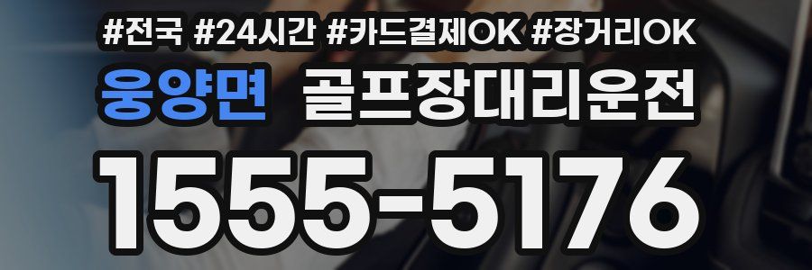 웅양면 골프장대리운전