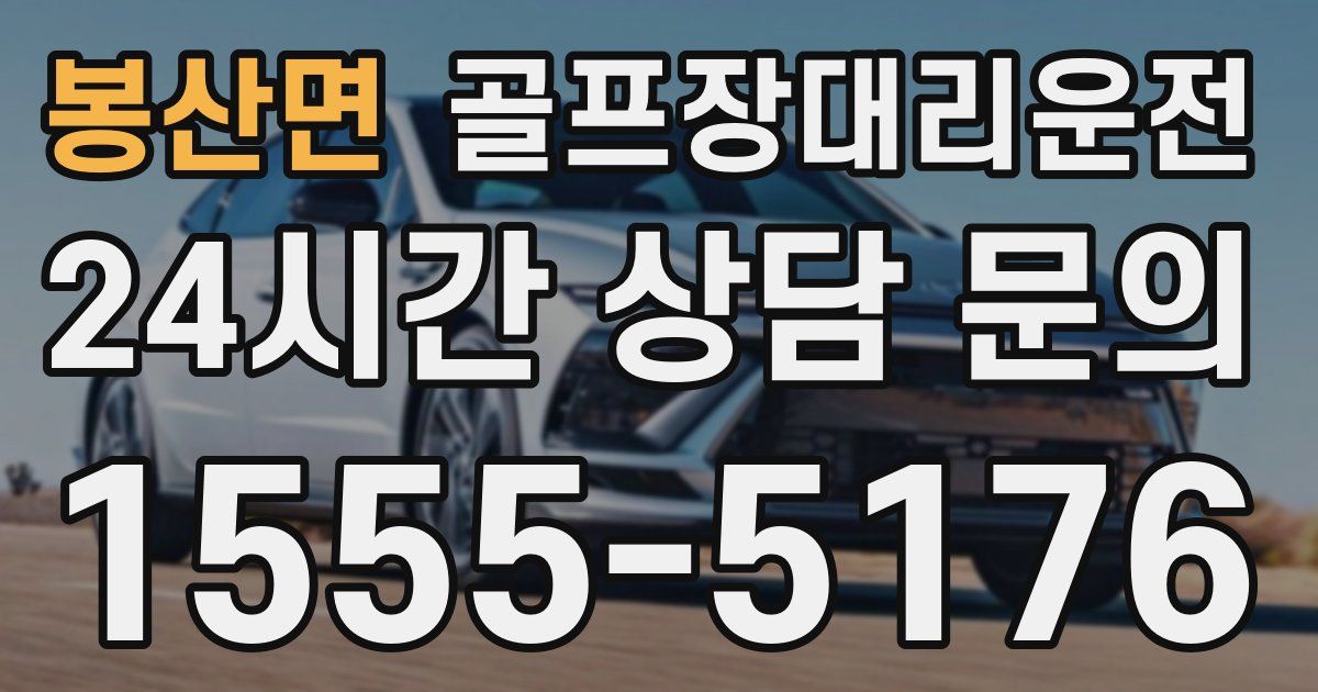 골프장대리운전 서비스