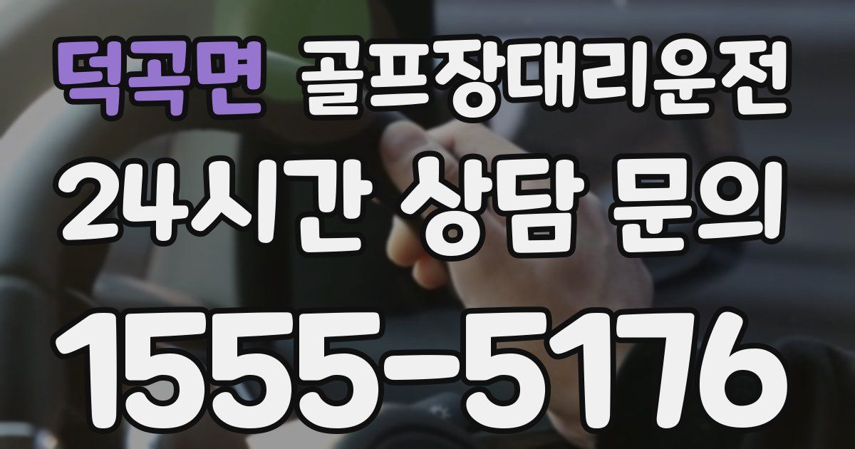 골프장대리운전 서비스
