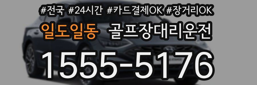 일도일동 골프장대리운전