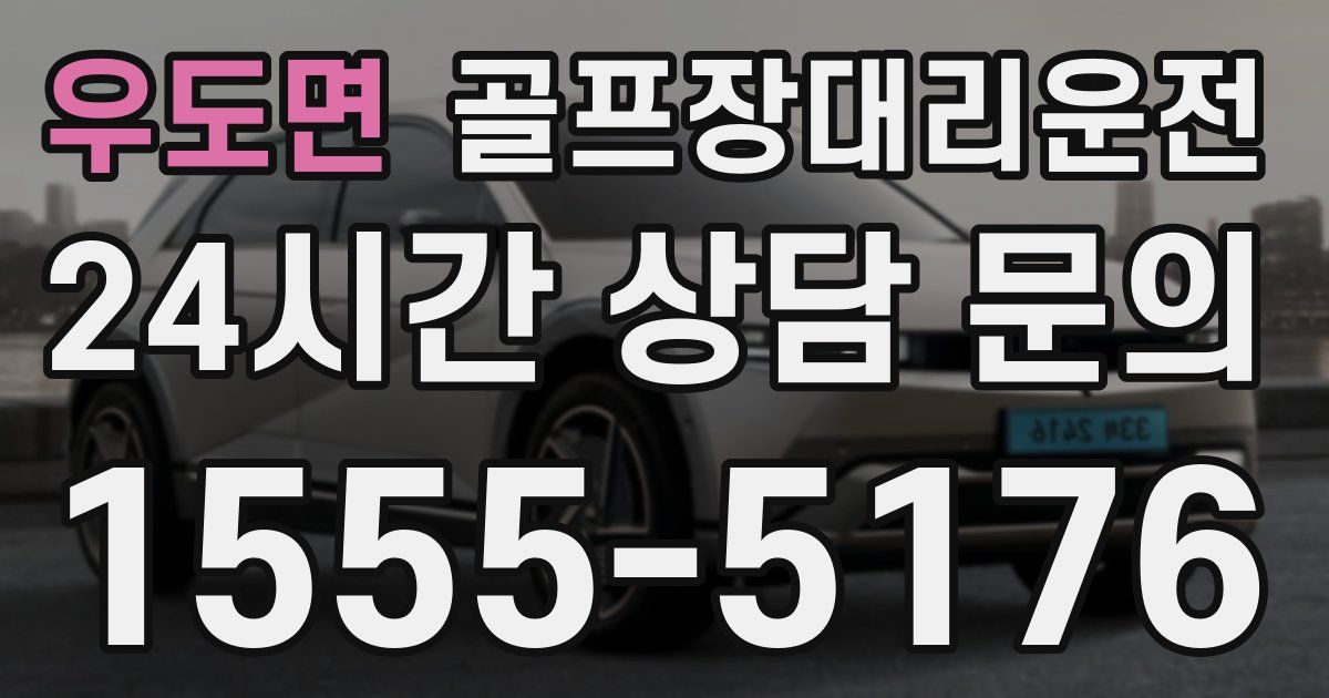 골프장대리운전 서비스