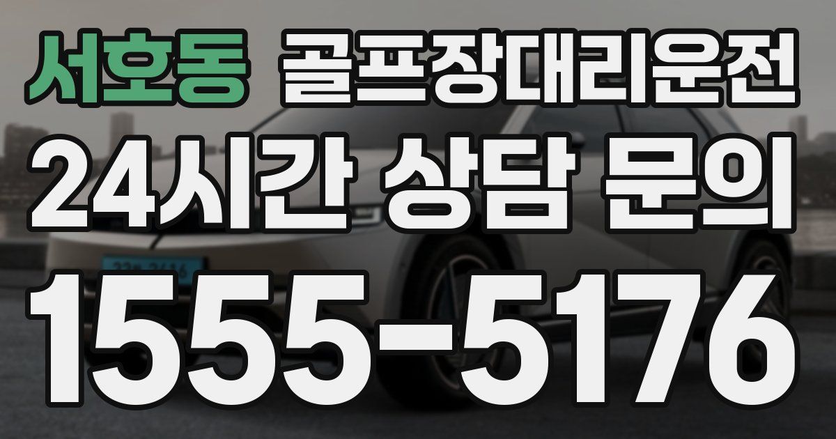 골프장대리운전 서비스