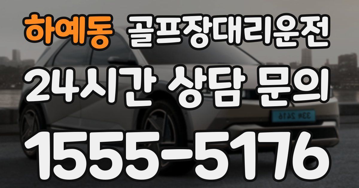 골프장대리운전 서비스