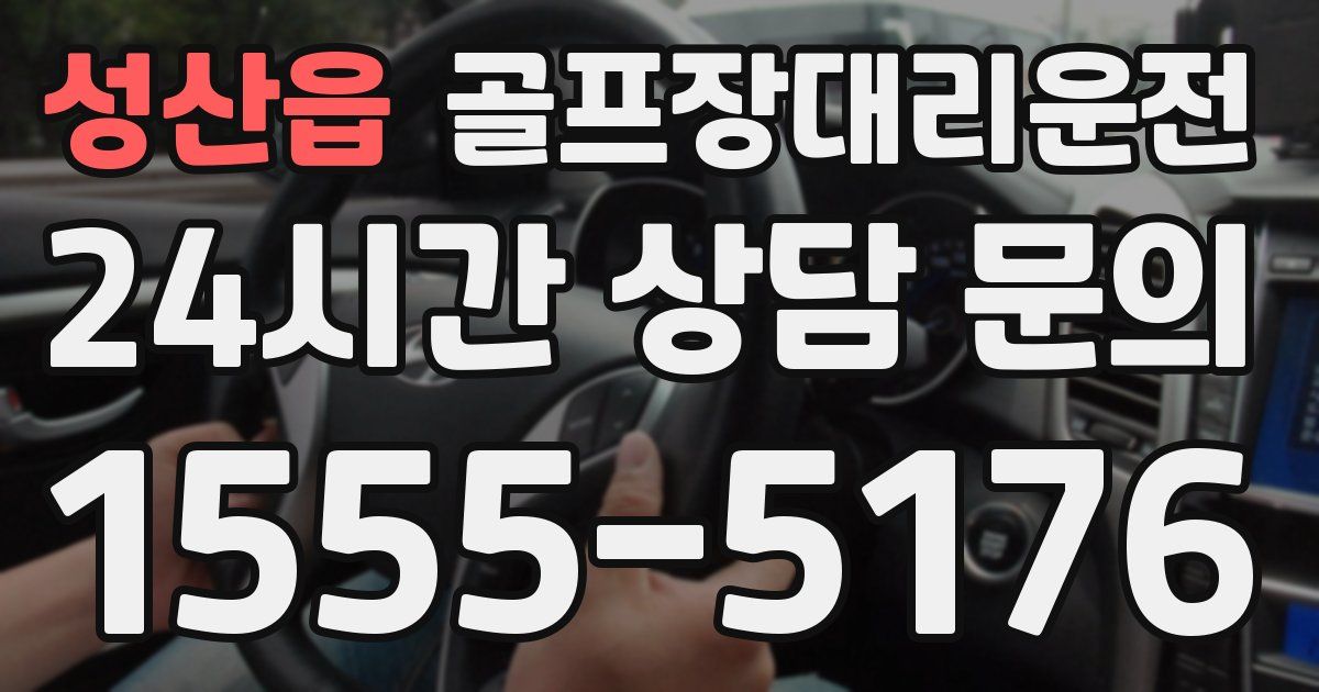 골프장대리운전 서비스