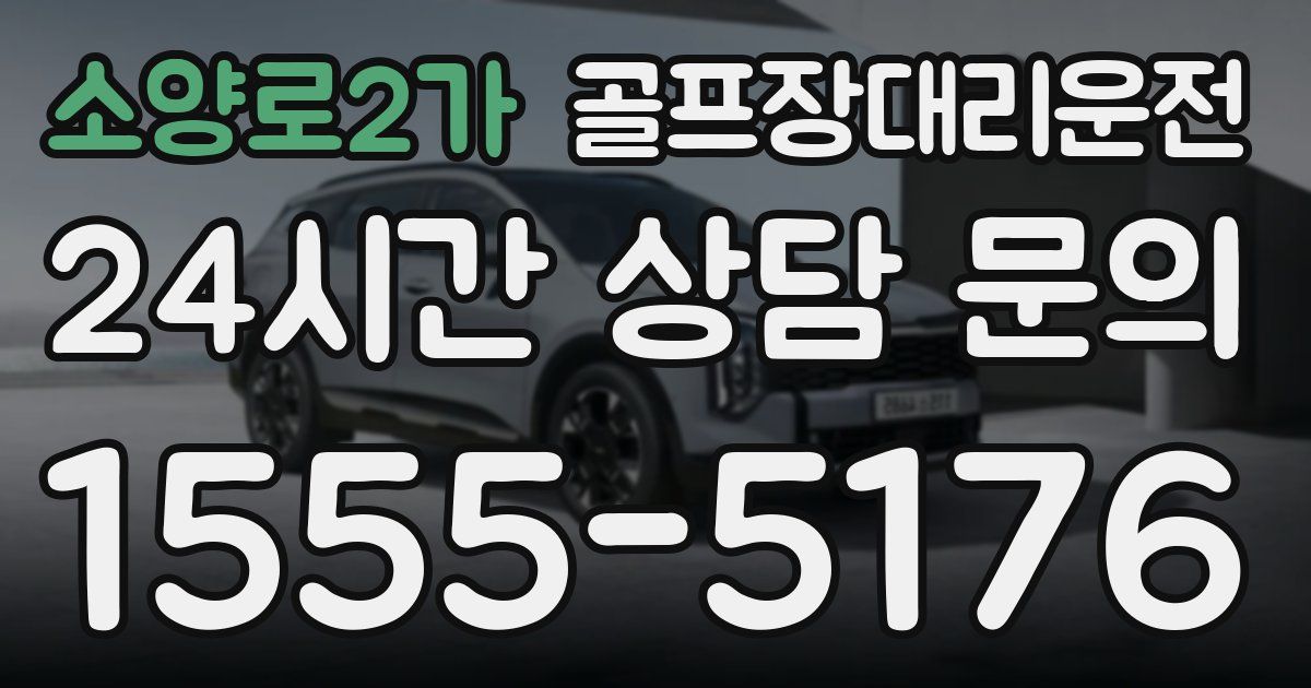 골프장대리운전 서비스