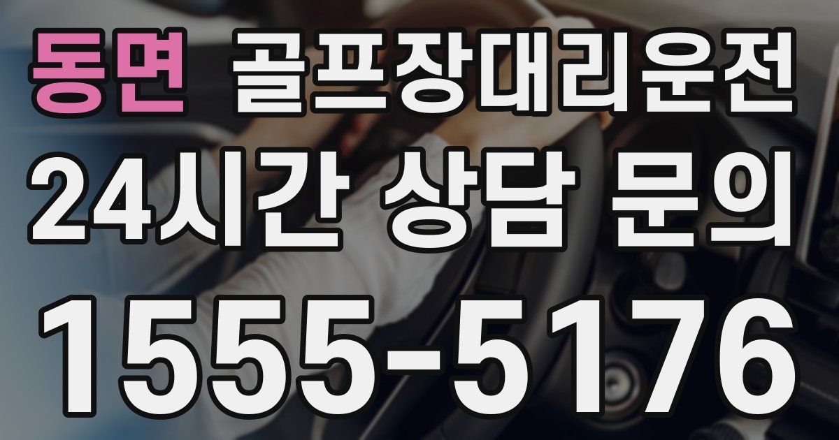 골프장대리운전 서비스