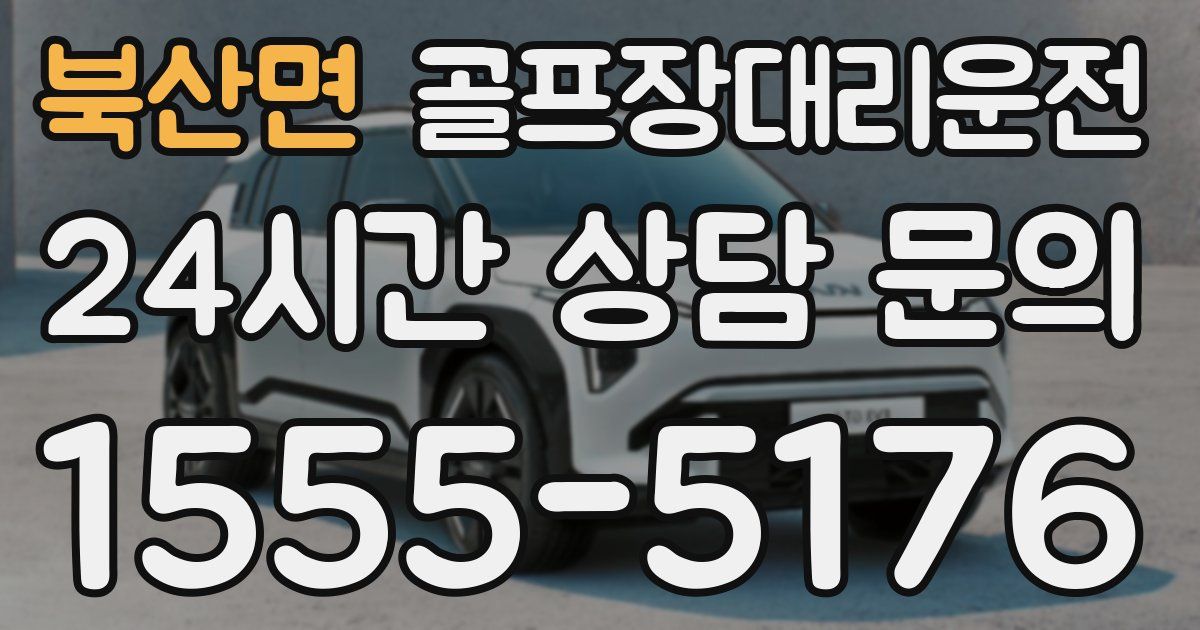 골프장대리운전 서비스