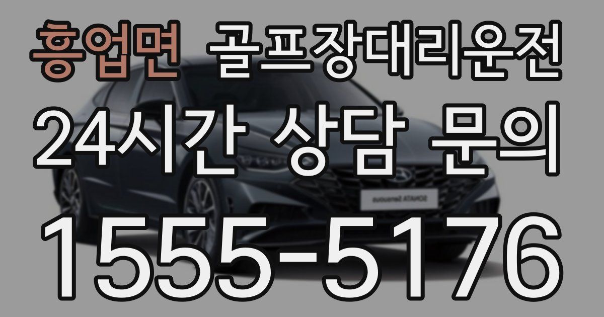 골프장대리운전 서비스