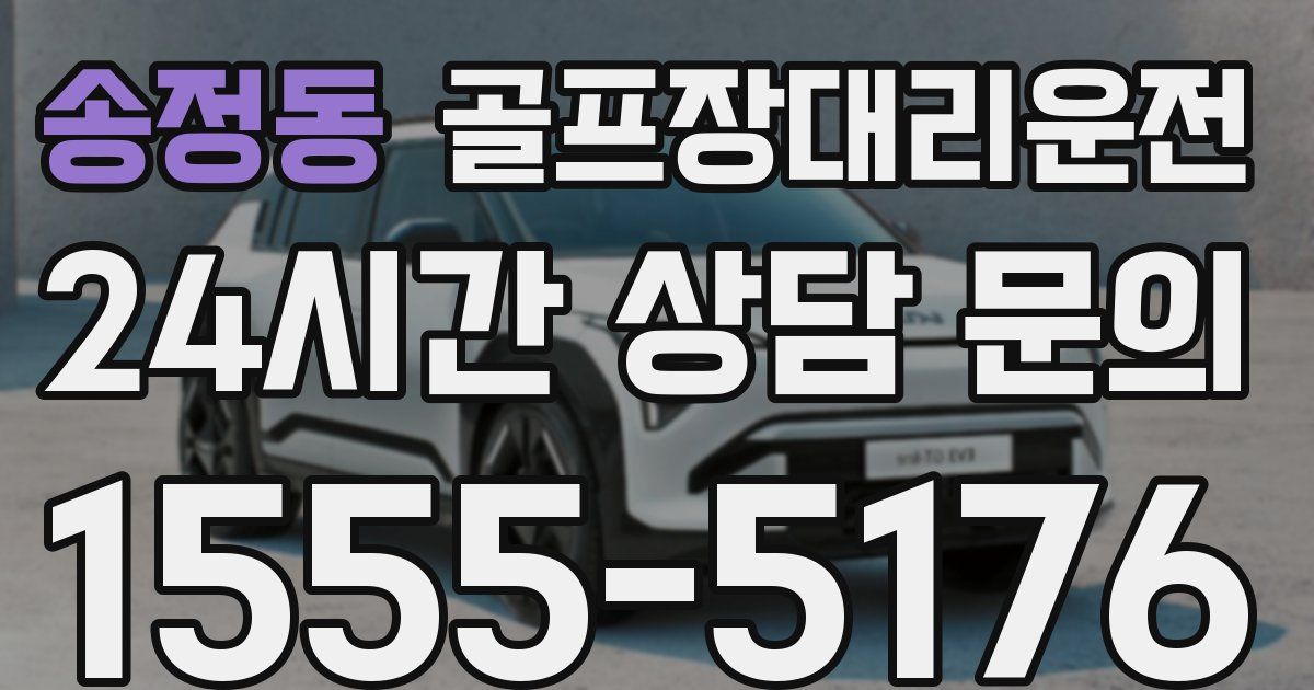 골프장대리운전 서비스