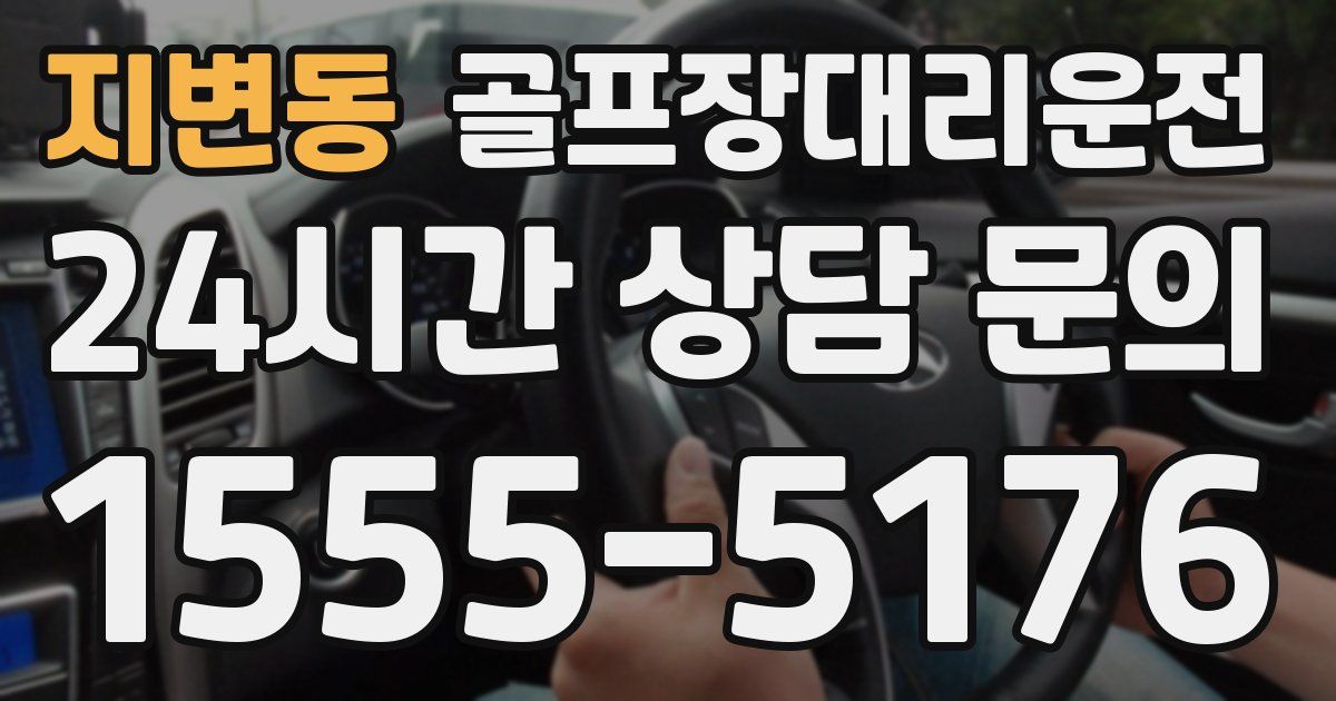골프장대리운전 서비스