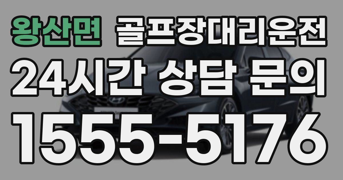 골프장대리운전 서비스