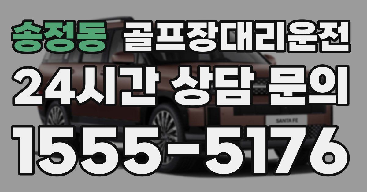 골프장대리운전 서비스