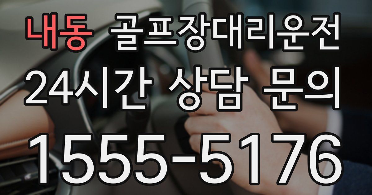 골프장대리운전 서비스