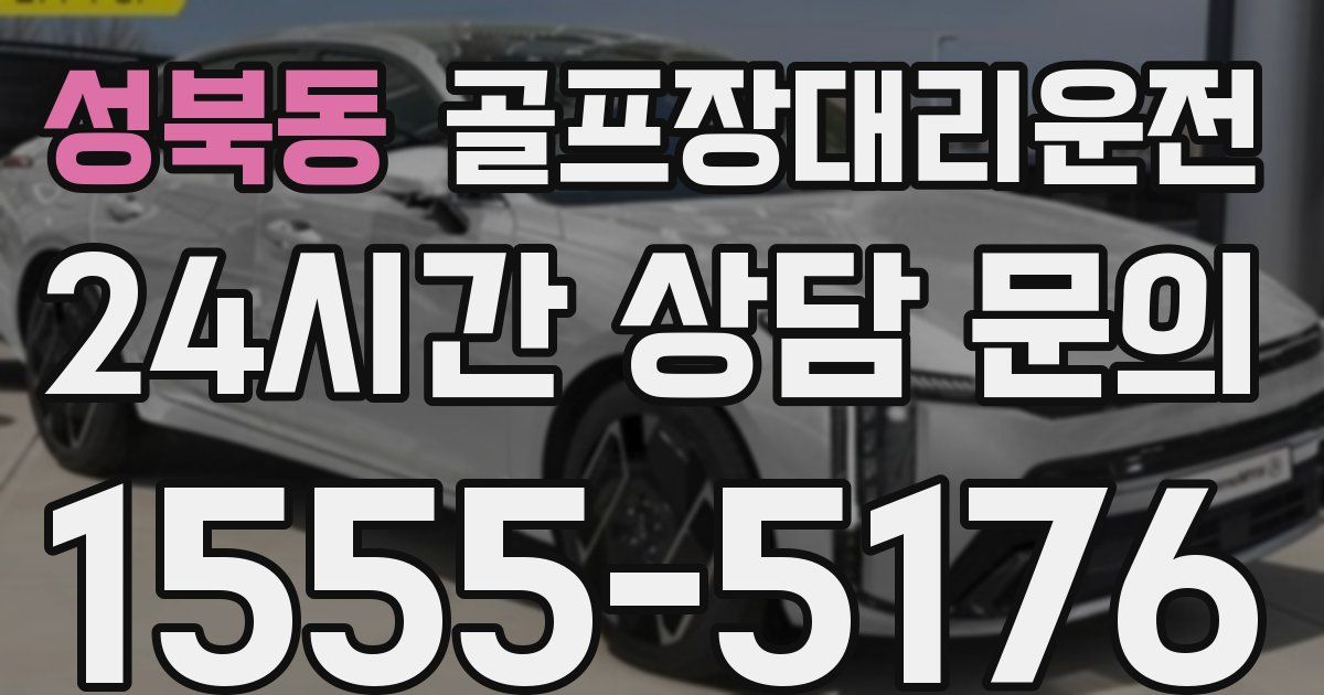 골프장대리운전 서비스